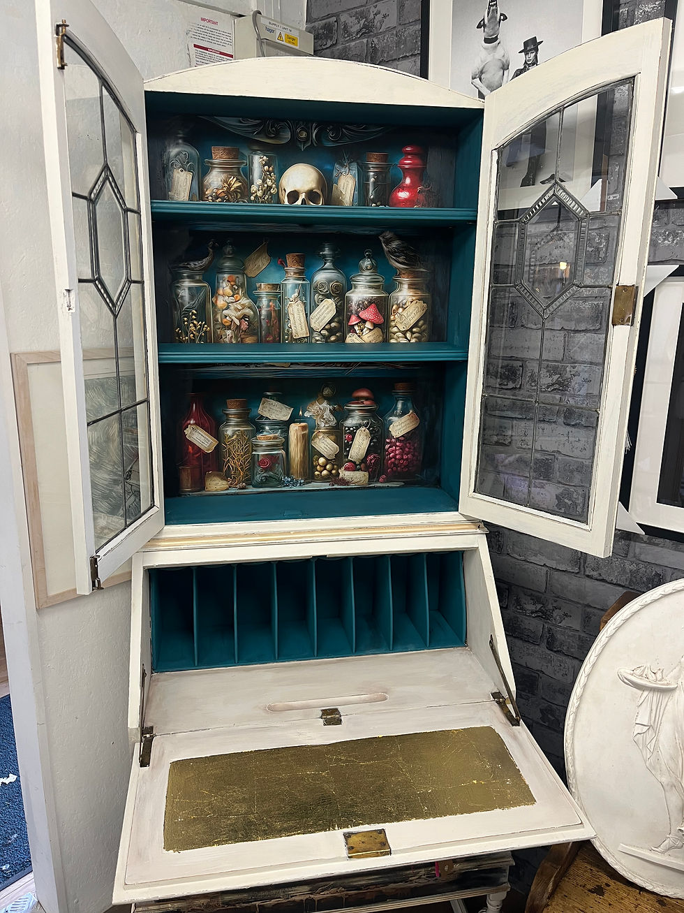Thumbnail: Potion theme Glass display bureau 