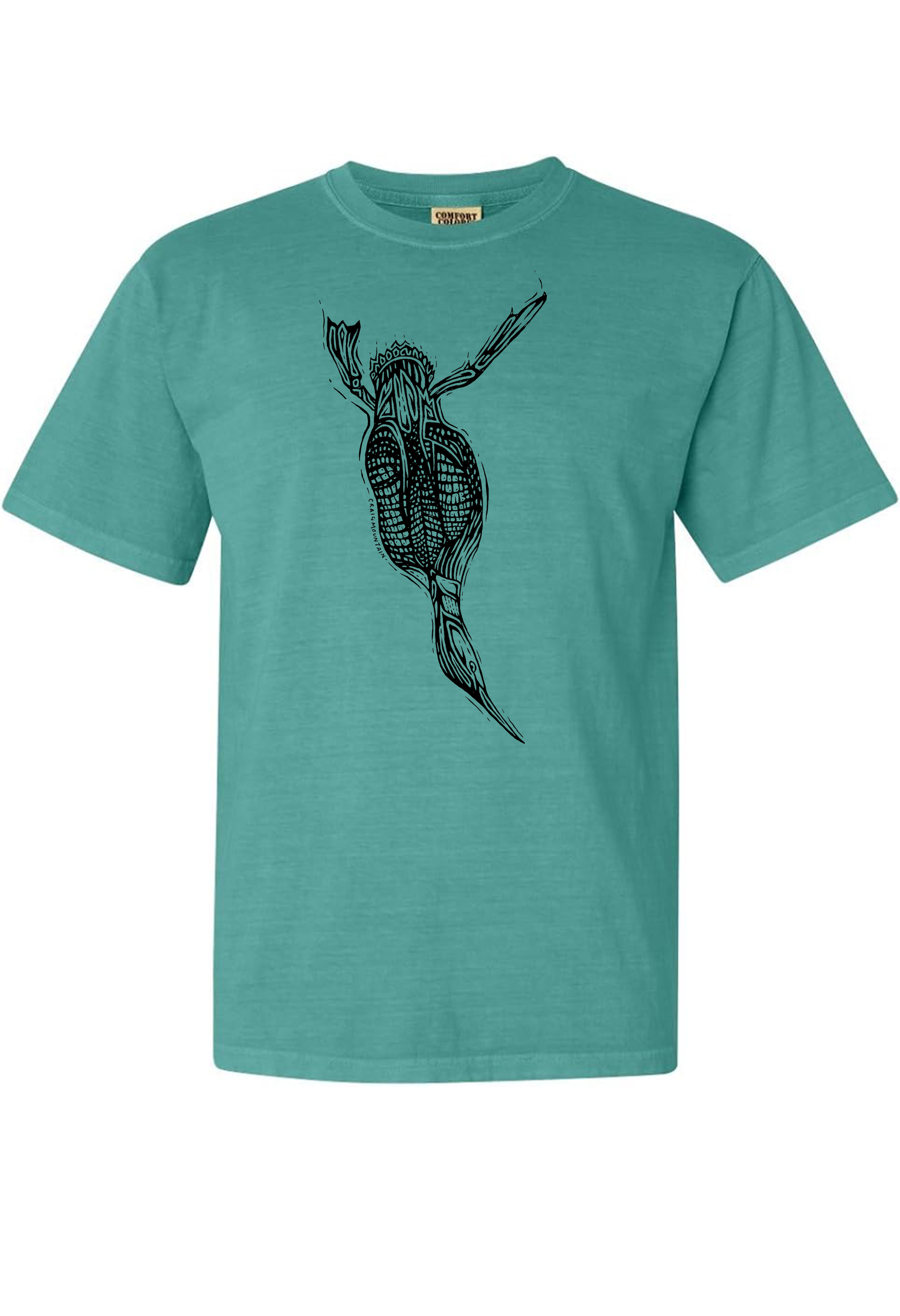 Diving Loon 100% Cotton T-shirt