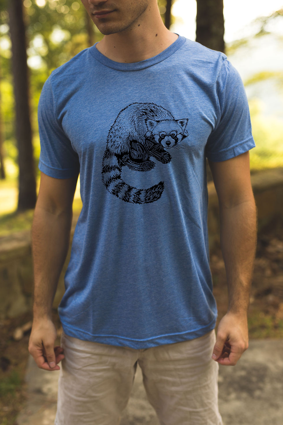 Thumbnail: Red Panda Super Soft Tri-blend Tee
