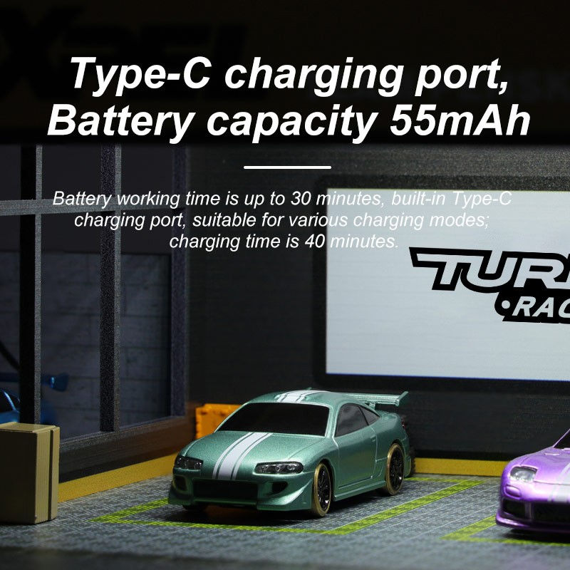 Thumbnail: Turbo Racing C62 1:76 Desktop Drift Car- RC India