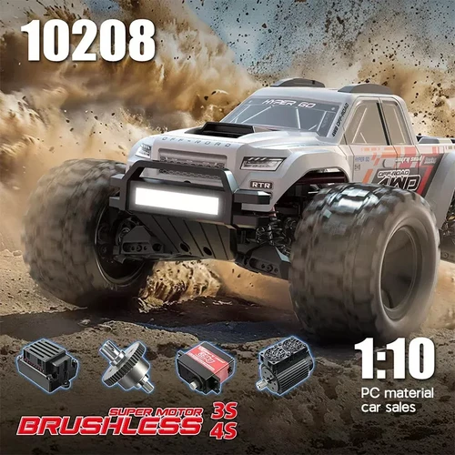 MJX Hyper Go 10208 V2 Monster 4WD RC Car 1/10 80km/h- RC India