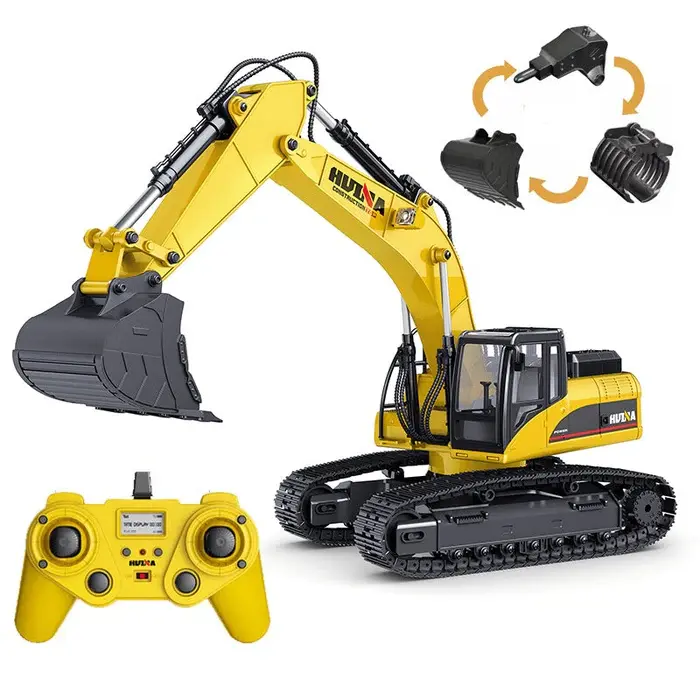 Huina 1580 1:14 All Metal Remote Control Excavator V4 (2025 Model)RC India