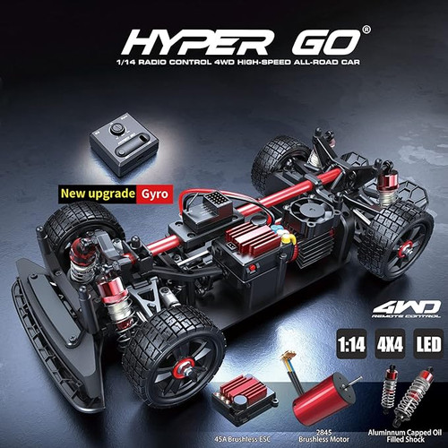ホビーラジコン MJX Hyper Go 14302 MJX Hyper Go 14302 Upgraded version 1:14 Brushless RC Drift Car