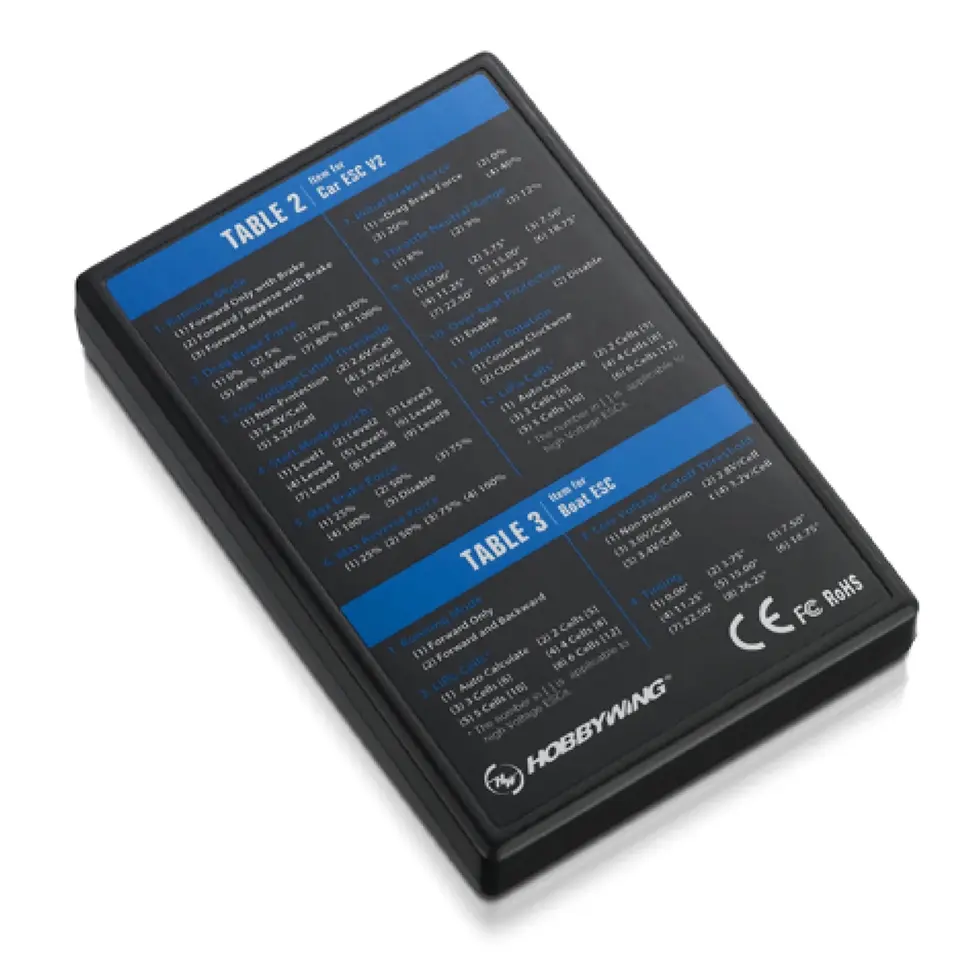 Thumbnail: Hobbywing Program Box For QuicRun / Ezrun ESC #PROGRAM CARD-GENERAL ESC RC India