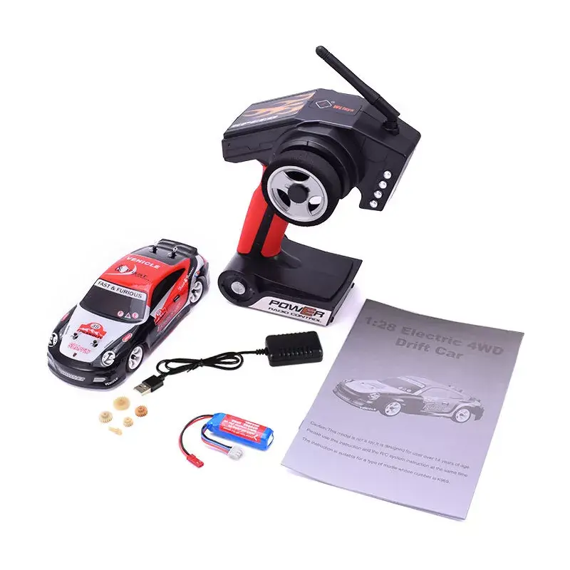 Thumbnail: Wltoys K969 1/28 2.4G 4WD Brushed RC Car Drift/On-Road Car India