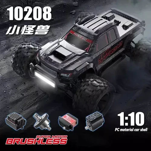 MJX Hyper Go 10208 V2 Monster 4WD RC Car 1/10 80km/h- RC India
