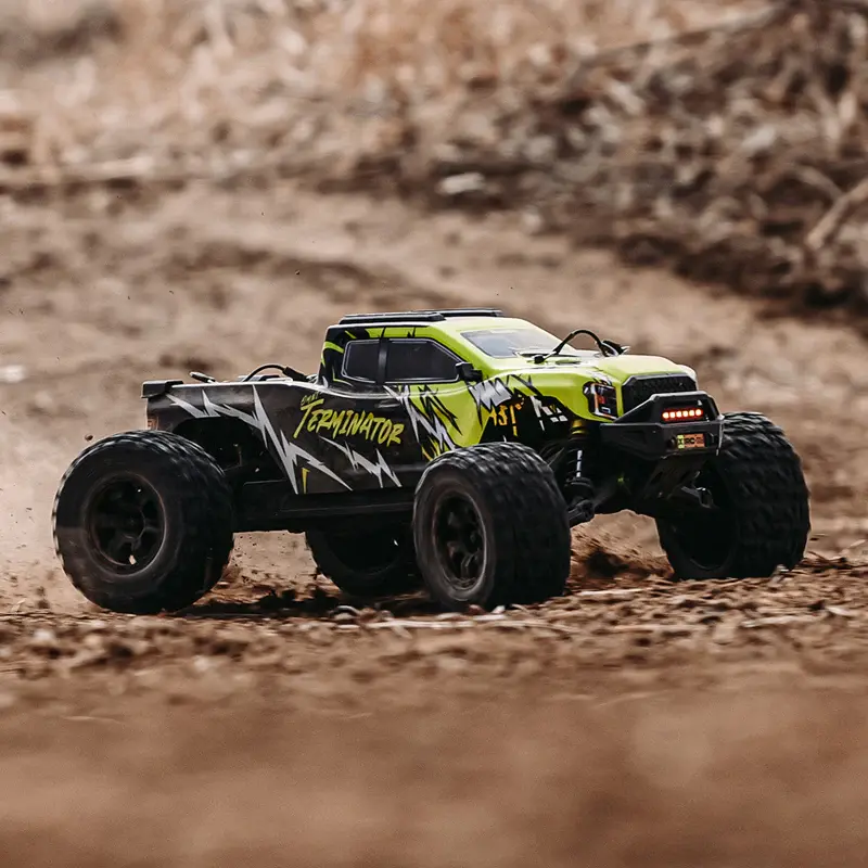 Thumbnail: Rlaarlo Metal MINI 1:10 Scale RTR Brushless Monster Truck, RZ001G-A- RC India