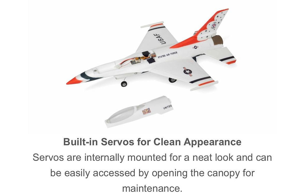 Thumbnail: MinimumRC F-16 Thunderbird Brushless 30mm EDF Jet RTF- RC India