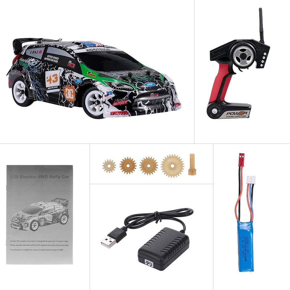 Thumbnail: Wltoys K989 1/28 2.4G 4WD On-Road/Drift RC Car India