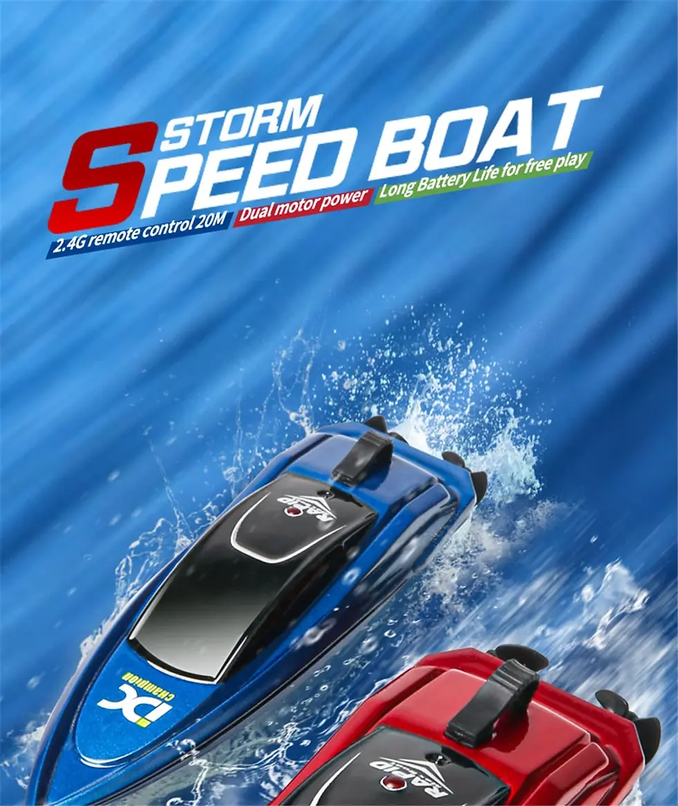 Thumbnail: Mini High Speed RC Boat Storm
