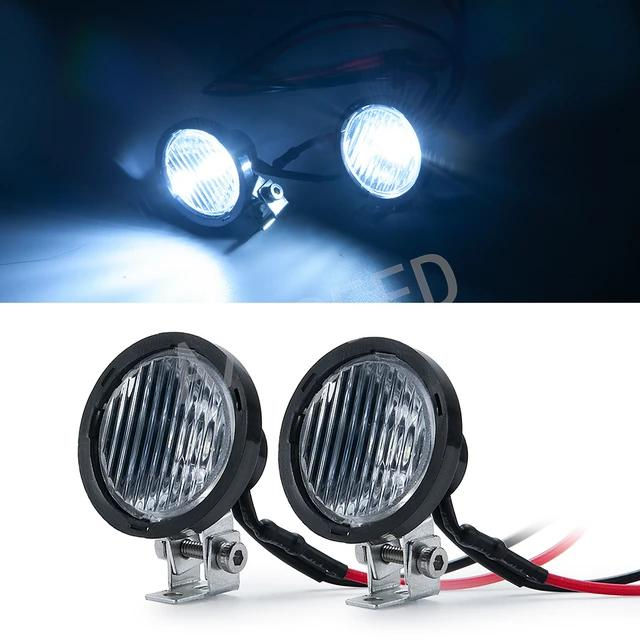 Thumbnail: AXSPEED 1 Pair RC Car LED Lights Headlights Spotlight 1/10 RC Crawler Car Parts India