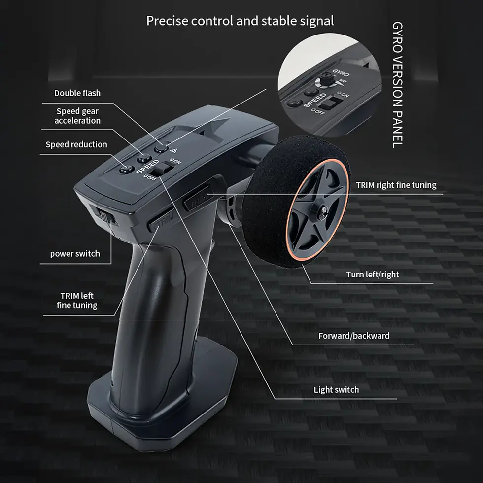 Thumbnail: Jiabaile 4309 Mazda RX-7, 1/43 Scale RC Drift Car 4WD with Gyro- India