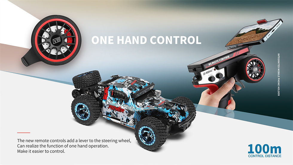 Thumbnail: Wltoys 284161 RTR 1/28 2.4G 4WD Off-Road  High Speed RC Car with Lights- India