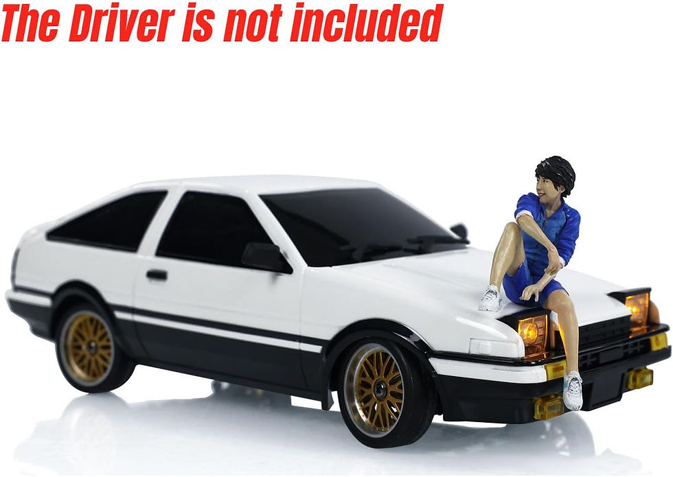 Thumbnail: LDRC 1801 RC Drift Car RTR 1/18 Toyota AE86 RWD with Gyro & LED Lights India