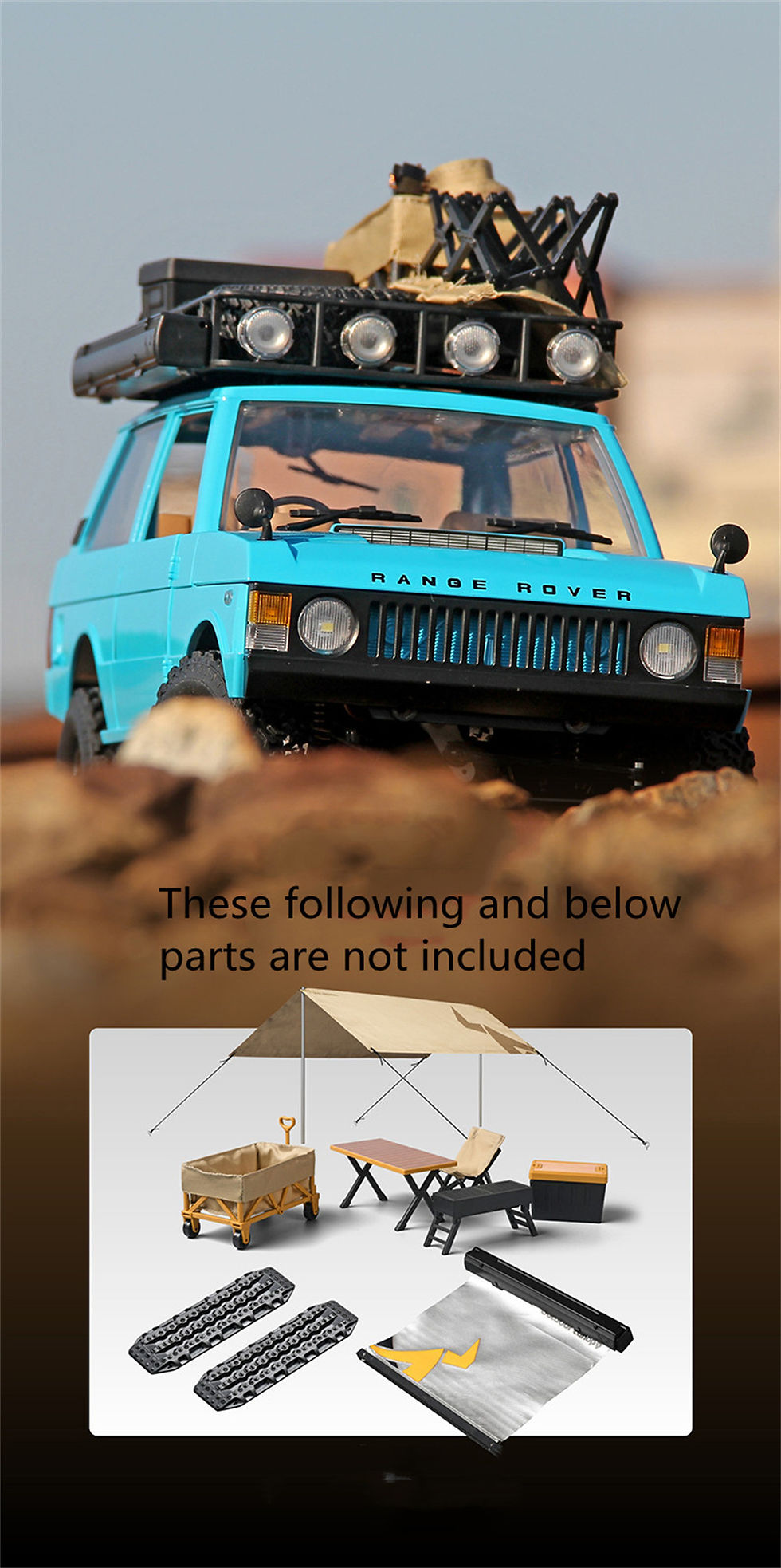 Thumbnail: MNRC MN168 1/12 Land Rover 4WD RTR RC Climbing Truck with LED Lights India