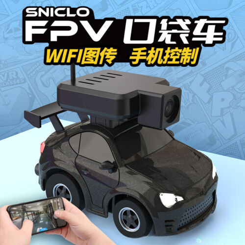 SNICLO SNT2019 Micro FPV Camera RC Car 1:64 w/WIFI and Smartphone