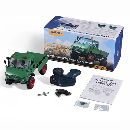 FMS 1:24 FCX24 Mercedes-Benz Unimog 421 RTR || RC India | Bharat Hobby