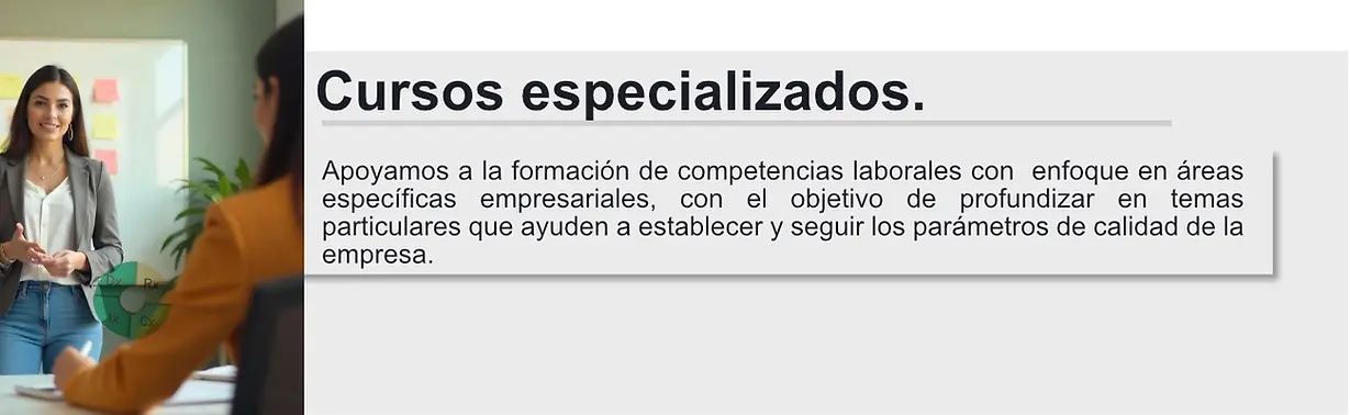 Cursos especializados