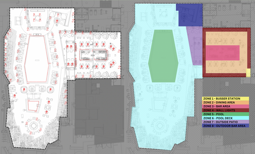 Floor Plan, Floor Plan with Zones