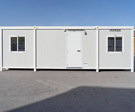 10 x 3 meters with room, bathroom & kitchen