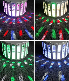 Location Jeu de lumière Lyre LED 4 couleurs