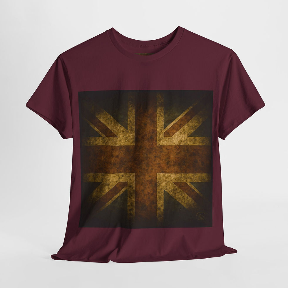Thumbnail: Vintage Union Jack Tee - The Faded Crown.