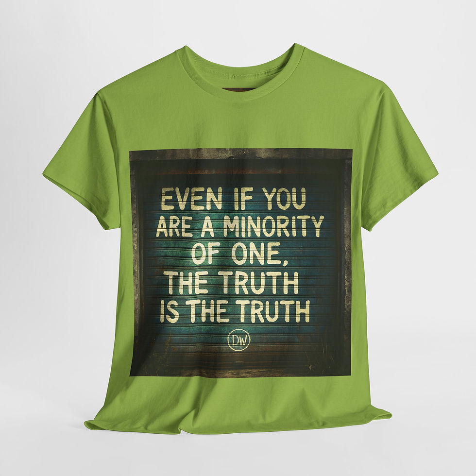 Thumbnail: Even if you are a minority of one, the truth is the truth - DeadWitty Original