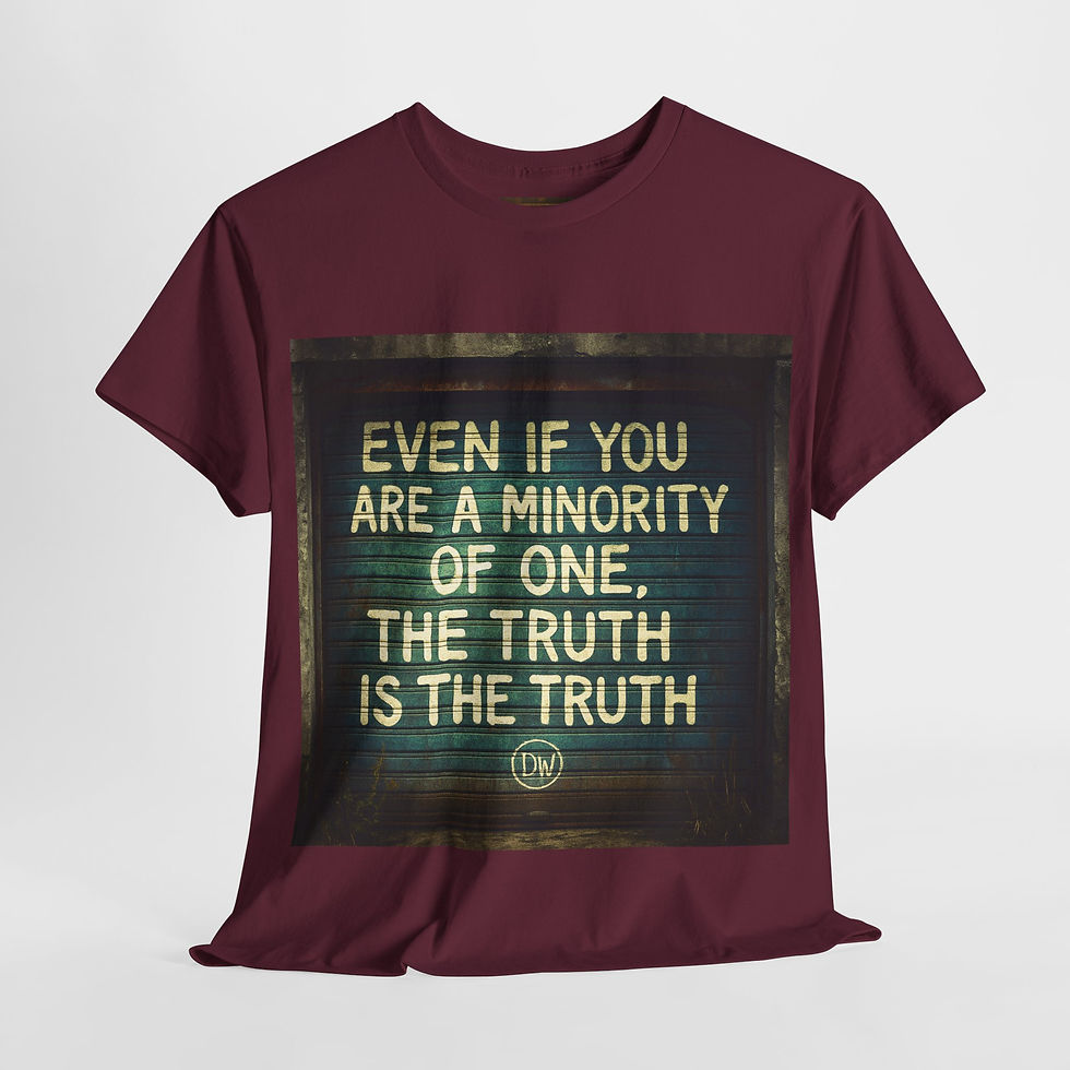 Thumbnail: Even if you are a minority of one, the truth is the truth - DeadWitty Original