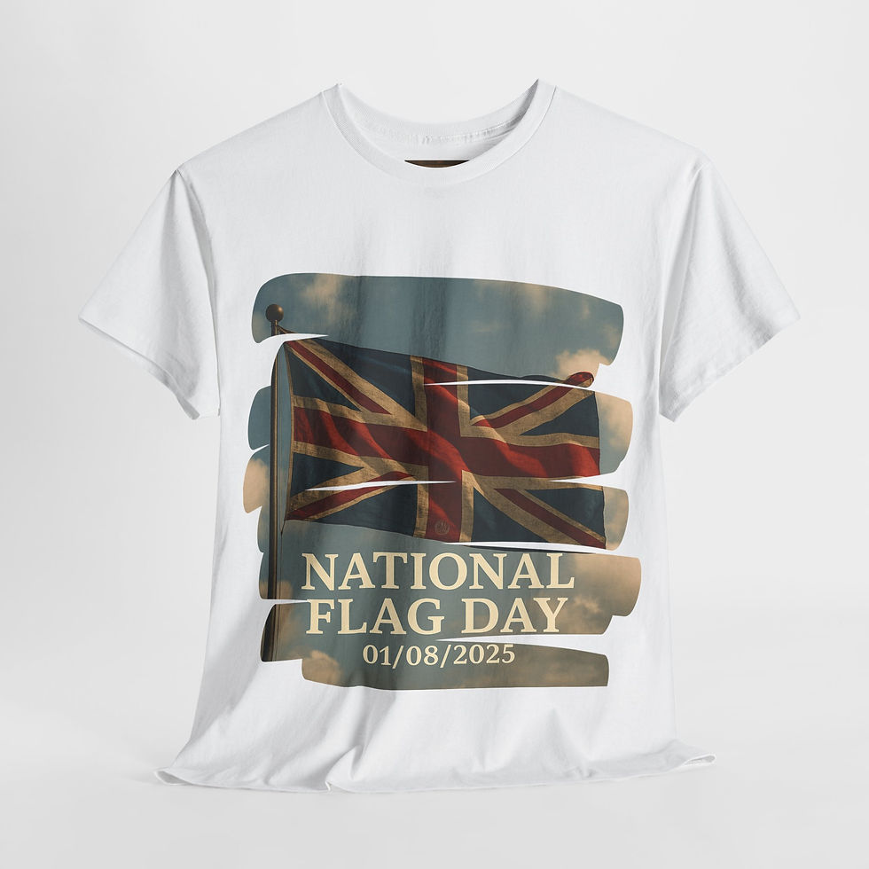 Thumbnail: National Flag Day Unisex Heavy Cotton Tee, DeadWitty.