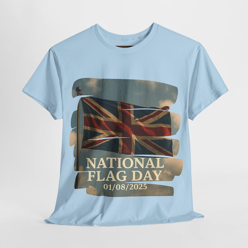 Thumbnail: National Flag Day Unisex Heavy Cotton Tee, DeadWitty.