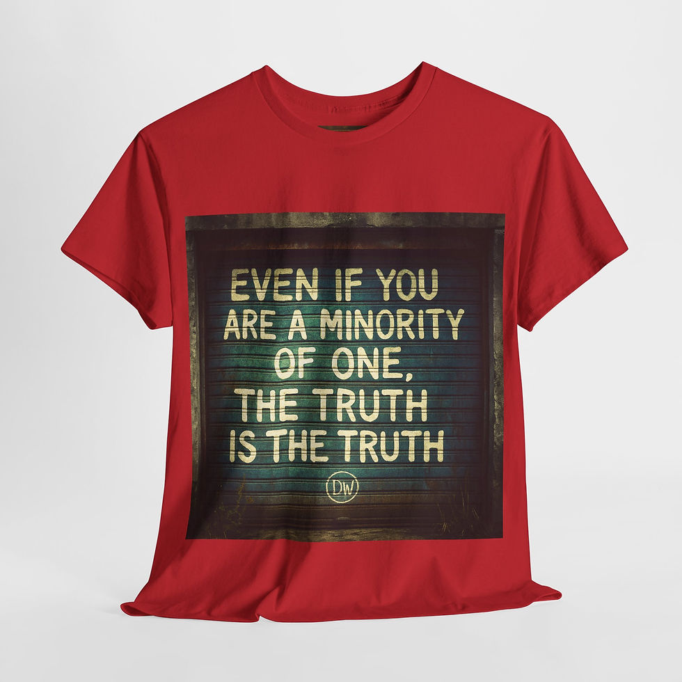 Thumbnail: Even if you are a minority of one, the truth is the truth - DeadWitty Original