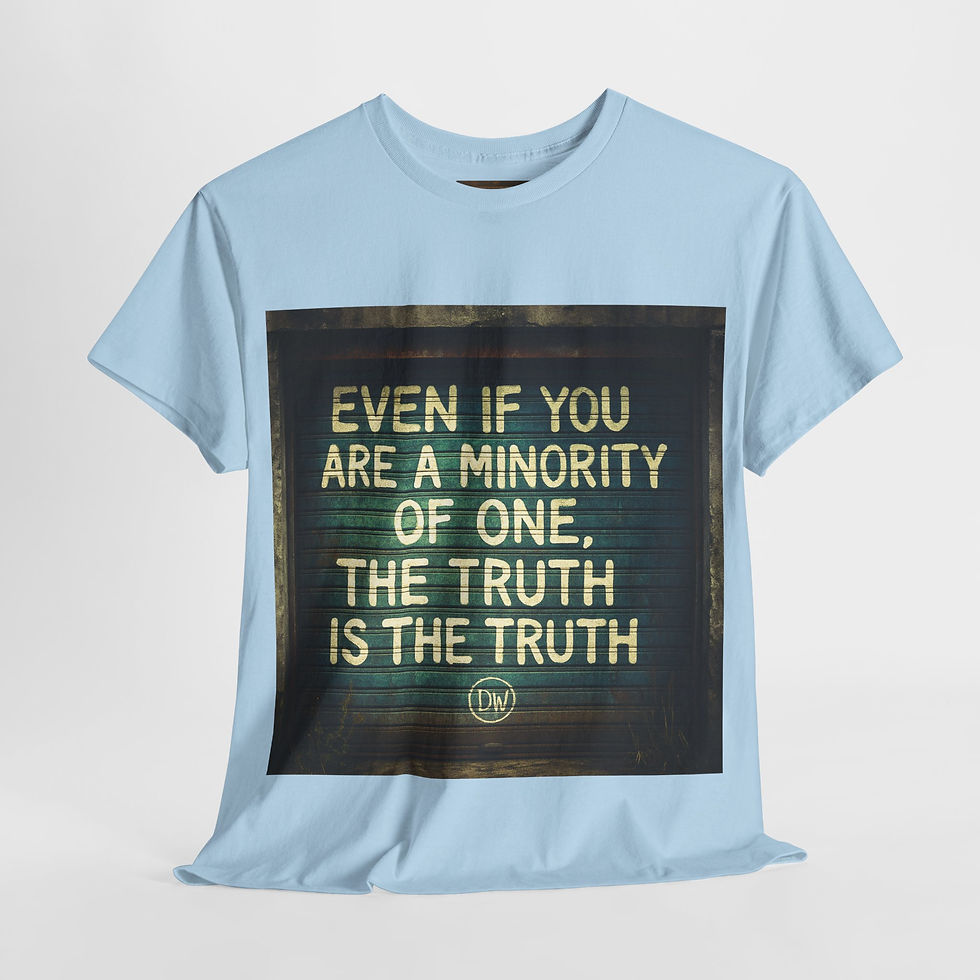 Thumbnail: Even if you are a minority of one, the truth is the truth - DeadWitty Original