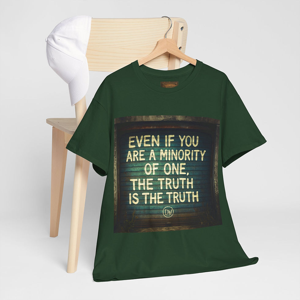 Thumbnail: Even if you are a minority of one, the truth is the truth - DeadWitty Original