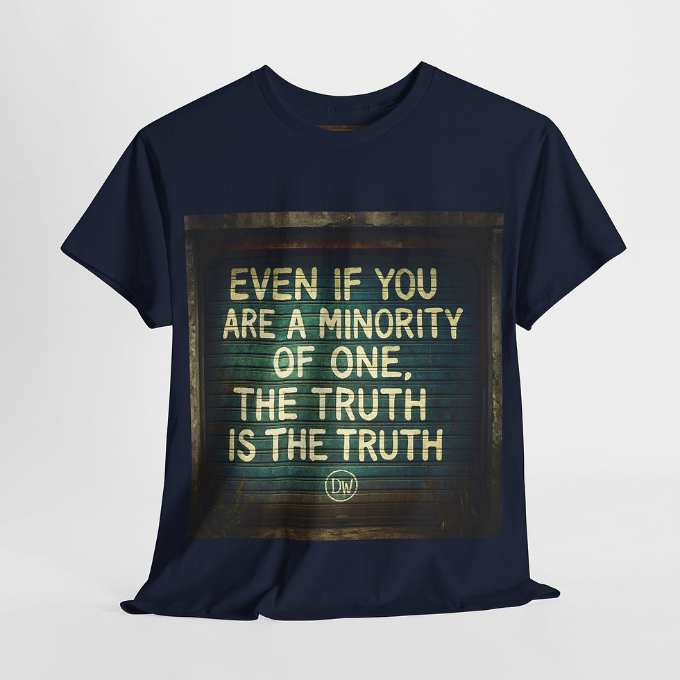Thumbnail: Even if you are a minority of one, the truth is the truth - DeadWitty Original