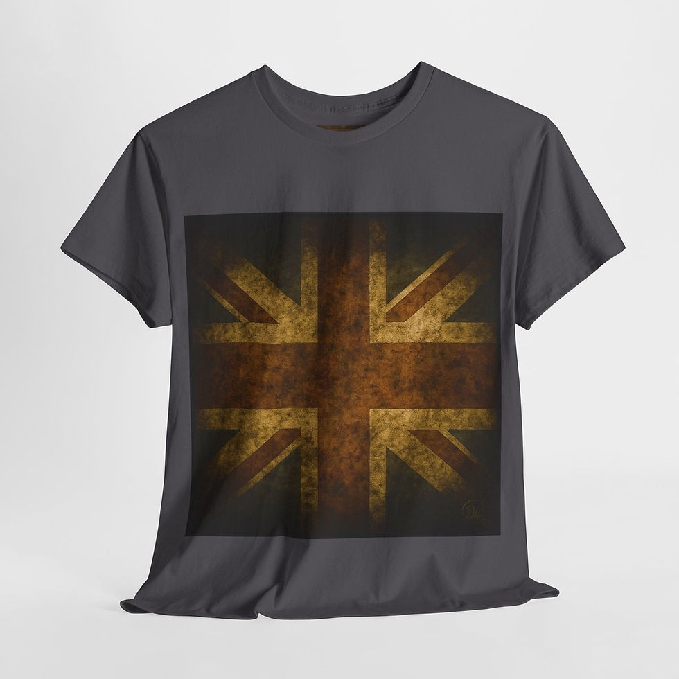 Thumbnail: Vintage Union Jack Tee - The Faded Crown.