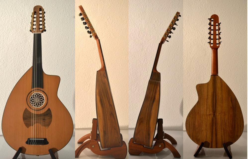 Lutherie LEVILA Michel CASSAN Oud Guitar