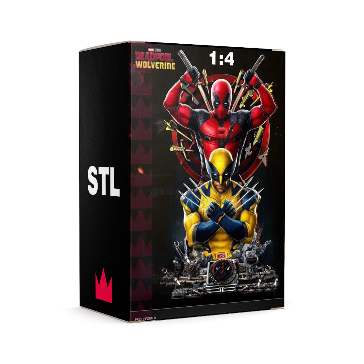 Logan / Wolverine e Deadpool Busto Movie