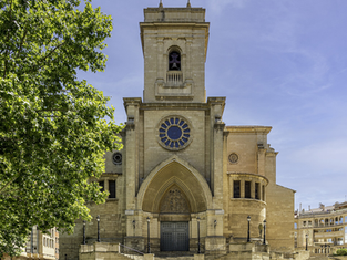 Vista de la Catedral de San Juan Bautista de Albacete, uno de los monumentos más emblemáticos de la ciudad