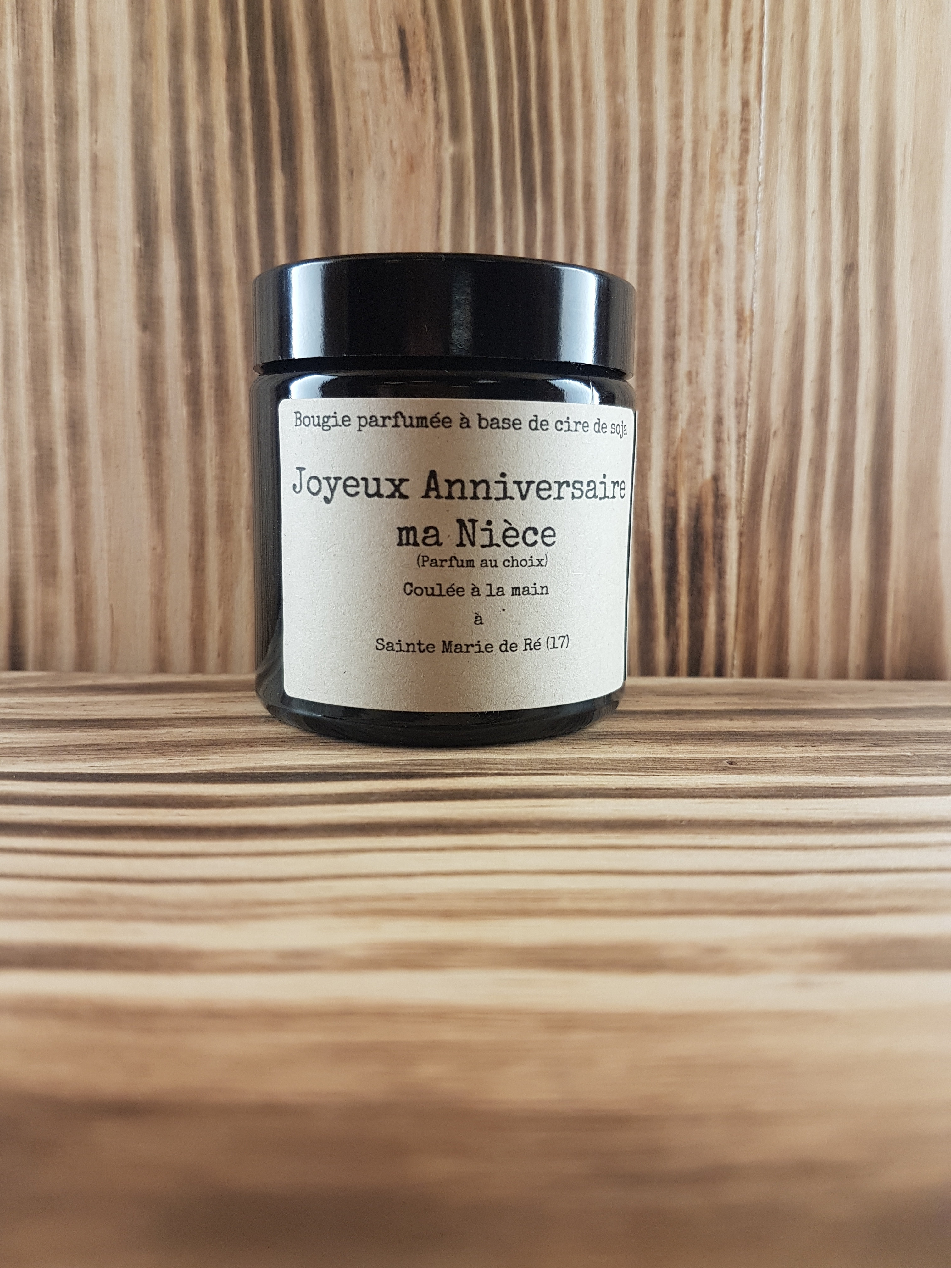 Anniversaire Petit Format Bougie Personnalisee Texte Predefini Insula