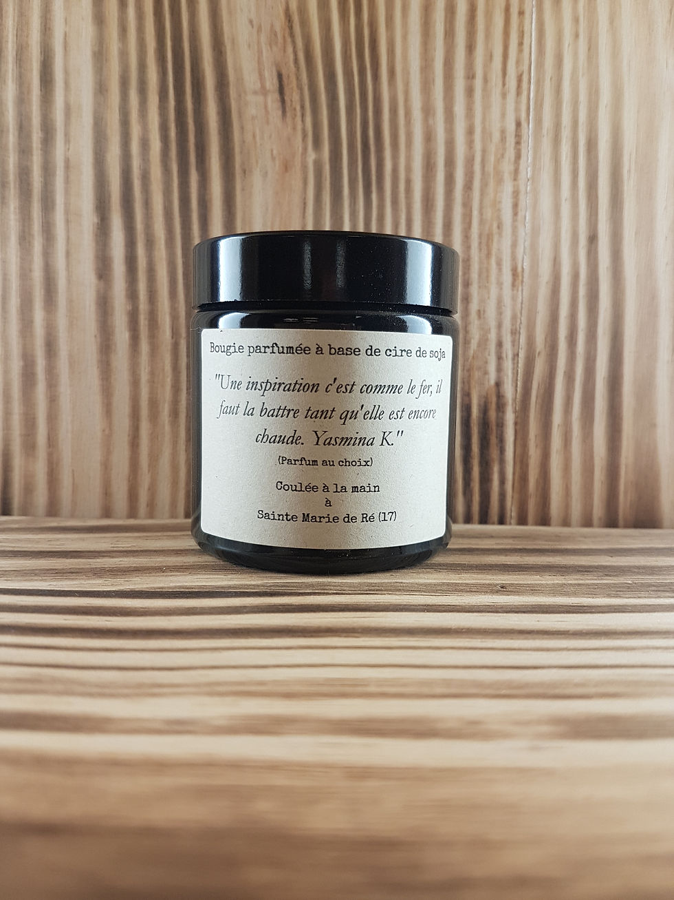 الصورة المصغرة: INSPIRATION: Petit Format Bougie Personnalisée/Texte Prédéfini