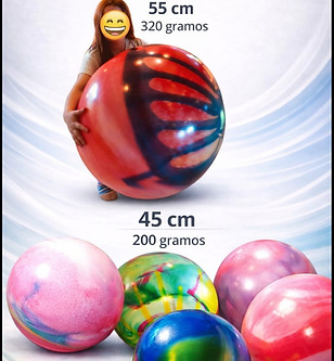 pelota 45cm marmolada