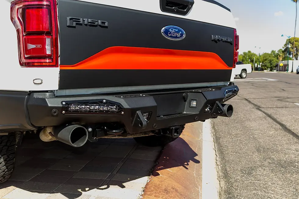 Thumbnail: 2017-2020 FORD RAPTOR HONEYBADGER REAR BUMPER (10" Lights)