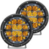 RIGID 360-Series 6'' LED Off-Road SPOT Optic With AMBER Backlight