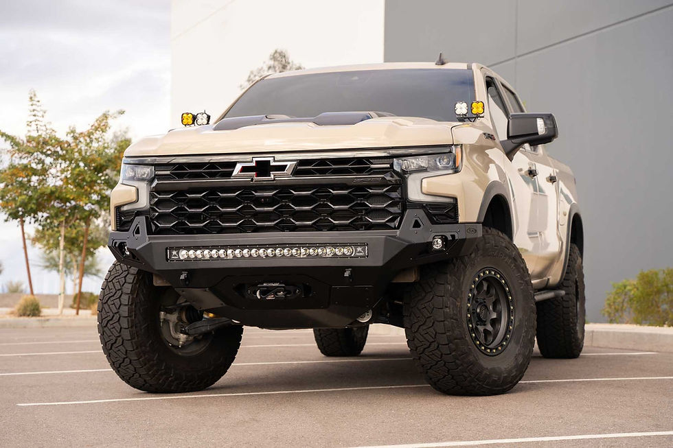 Thumbnail: 2022+ CHEVY SILVERADO 1500 ZR2 STEALTH FIGHTER FRONT BUMPER