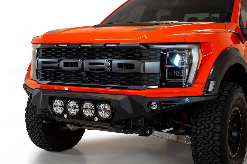 Thumbnail: 2021-2025 FORD F-150 RAPTOR/RAPTOR R BOMBER FRONT BUMPER (Rigid)