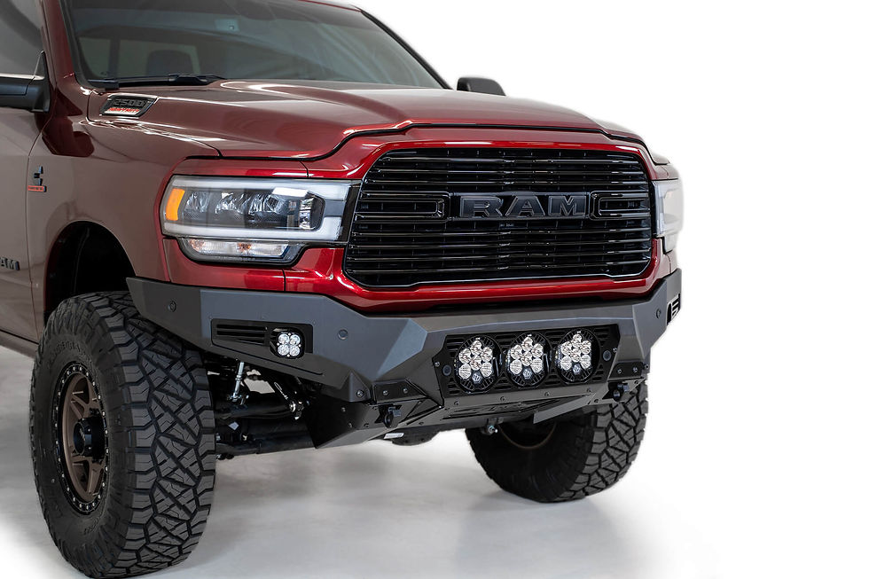 Thumbnail: 2019-2023 RAM 2500/3500 BOMBER FRONT BUMPER (Baja Designs)
