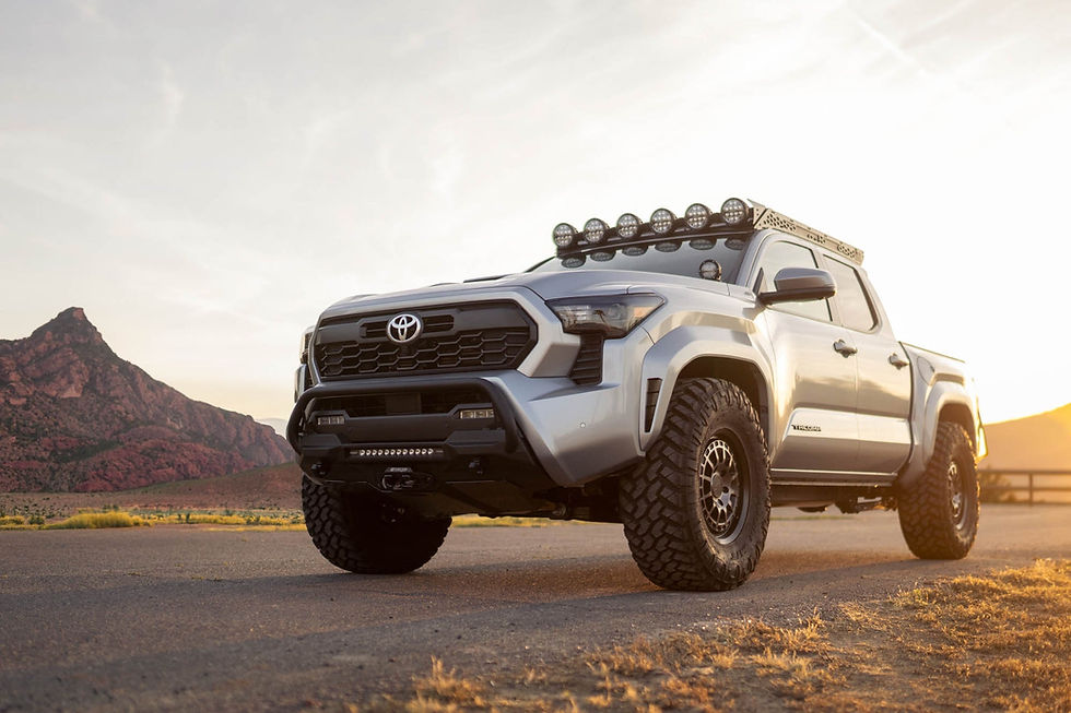 Thumbnail: 2024+ TOYOTA TACOMA STEALTH CENTER MOUNT WINCH FRONT BUMPER with Top Hoop