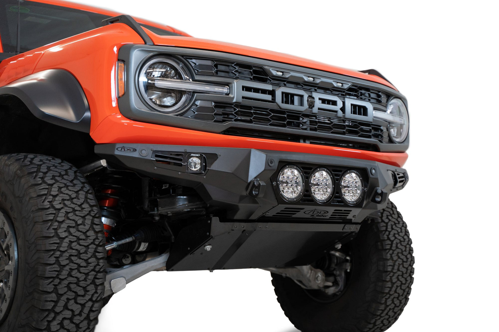 2022-2024 FORD BRONCO RAPTOR BOMBER FRONT BUMPER (RIGID)