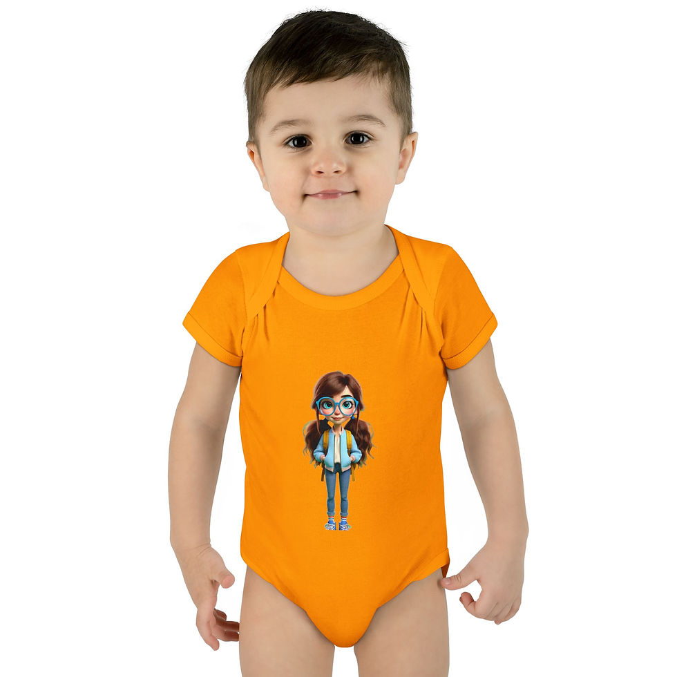 Thumbnail: Emilia Baby Bodysuit from Monsters Aren't Real — Infant Onesie