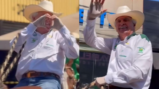 Ronaldo Caiado marca presença na Cavalgada de Araguaína Tocantins